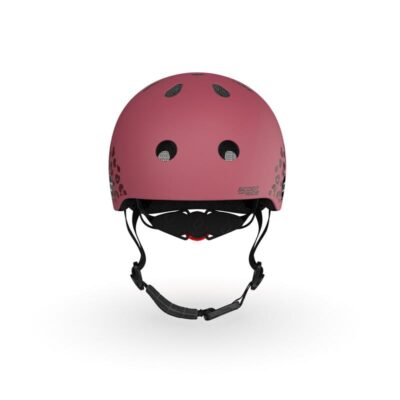 Шолом захисний дитячий Scoot and Ride, вишневий з ліхтариком 45-51см - Зображення 3