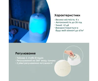 Зволожувач повітря Babymoov Humidifier Wave - Зображення 6