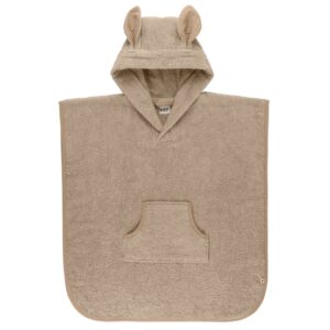 Рушник пончо з капюшоном BIBS Kangaroo Poncho Toddler, Vanilla