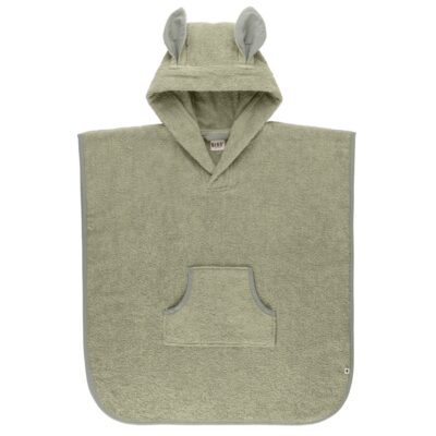 Рушник пончо з капюшоном BIBS Kangaroo Poncho Toddler, Sage