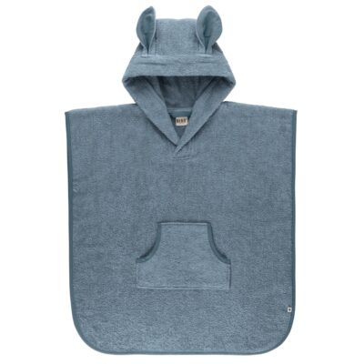 Рушник пончо з капюшоном BIBS Kangaroo Poncho Toddler, Petrol