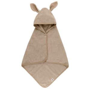 Дитячий рушник з капюшоном BIBS Kangaroo Towel,Vanilla