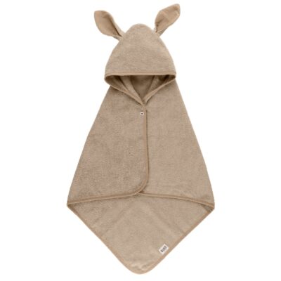 Дитячий рушник з капюшоном BIBS Kangaroo Towel,Vanilla