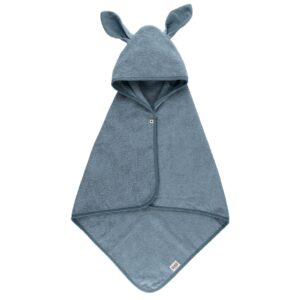 Дитячий рушник з капюшоном BIBS Kangaroo Towel,Petrol