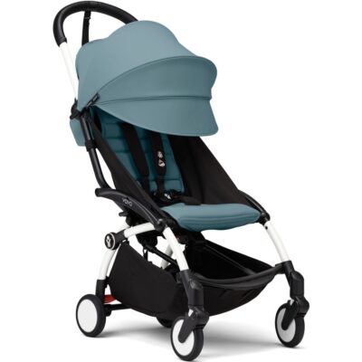 Прогулянкова коляска Stokke YOYO³ White, Aqua - Зображення 5