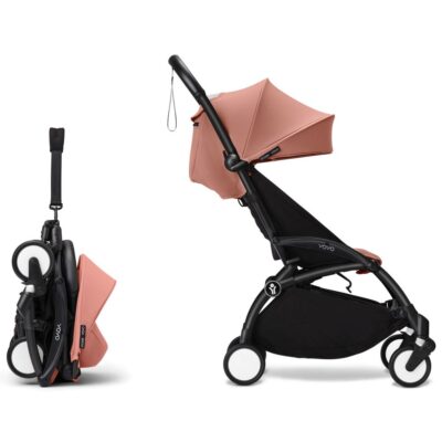Коляска 2 в 1 Stokke YOYO³ Newborn Shell Black, Ginger - Зображення 4
