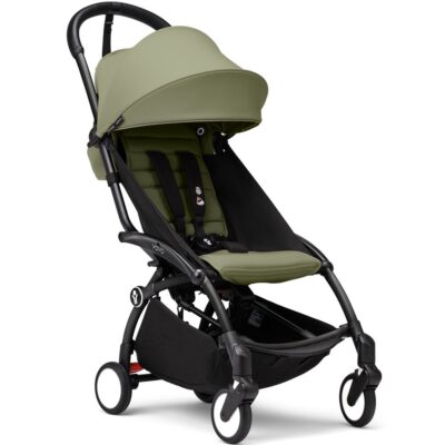 Коляска 2 в 1 Stokke YOYO³ Newborn Shell Black, Olive - Зображення 4