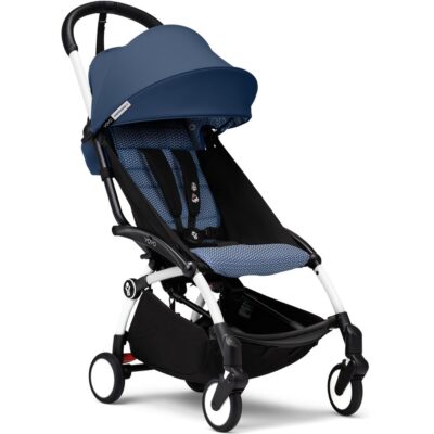 Прогулянкова коляска Stokke YOYO³ White, Air France Blue