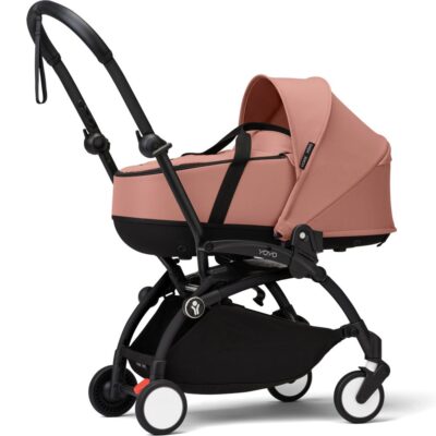 Коляска 2 в 1 Stokke YOYO³ Newborn Shell Black, Ginger - Зображення 2