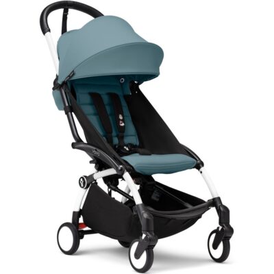 Прогулянкова коляска Stokke YOYO³ White, Aqua