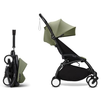 Прогулянкова коляска Stokke YOYO³ Black, Olive - Зображення 2