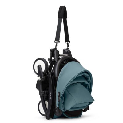 Прогулянкова коляска Stokke YOYO³ Black, Aqua - Зображення 2