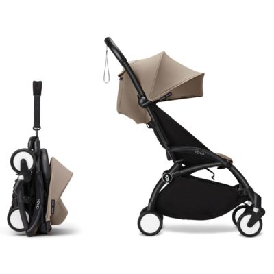 Прогулянкова коляска Stokke YOYO³ Black,Taupe - Зображення 5