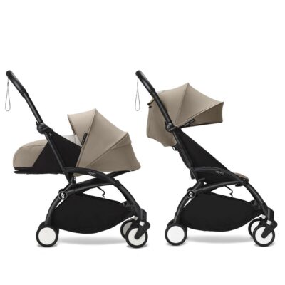 Коляска 2 в 1 Stokke YOYO³ 0+ Black, Taupe
