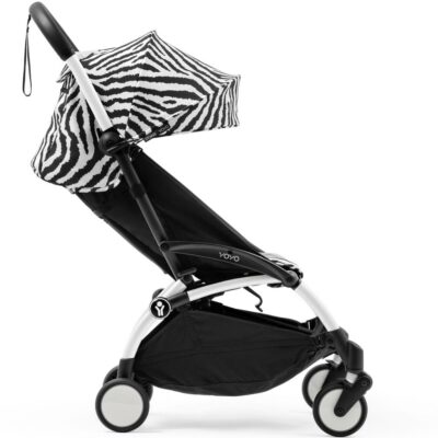 Прогулянкова коляска Stokke YOYO³ Wild White, Zebra - Зображення 4