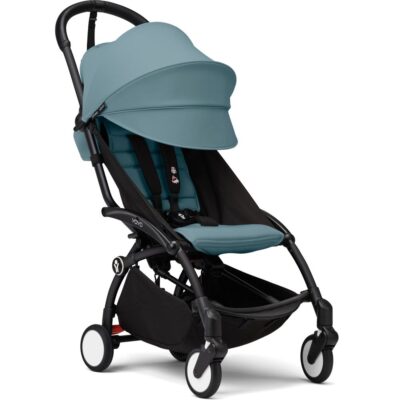 Прогулянкова коляска Stokke YOYO³ Black, Aqua - Зображення 3