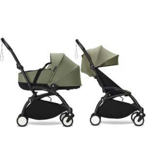 Коляска 2 в 1 Stokke YOYO³ Newborn Shell Black, Olive