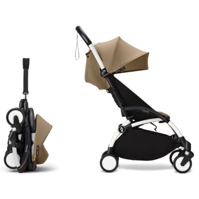Прогулянкова коляска Stokke YOYO³ White,Toffee - Зображення 3