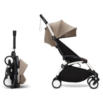 Прогулянкова коляска Stokke YOYO³ White,Taupe - Зображення 3