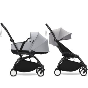 Коляска 2 в 1 Stokke YOYO³ Newborn Shell Black, Stone
