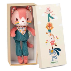 М'яка іграшка в подарунковій коробці Lilliputiens Котик Жанетт