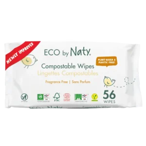 Органічні серветки Eco by Naty без запаху 56 шт