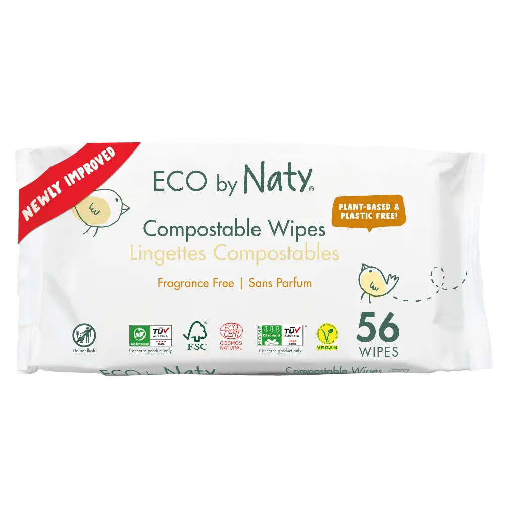 Органічні серветки Eco by Naty без запаху 56 шт