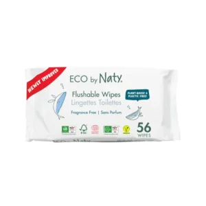 Органічний вологий туалетний папір Eco by Naty, 56 шт