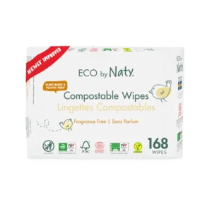 Органічні серветки Eco by Naty без запаху 168 шт (3 упаковки 1)