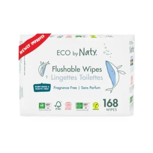 Органічний вологий туалетний папір Eco by Naty, без запаху 168 шт (3 упаковки 1)