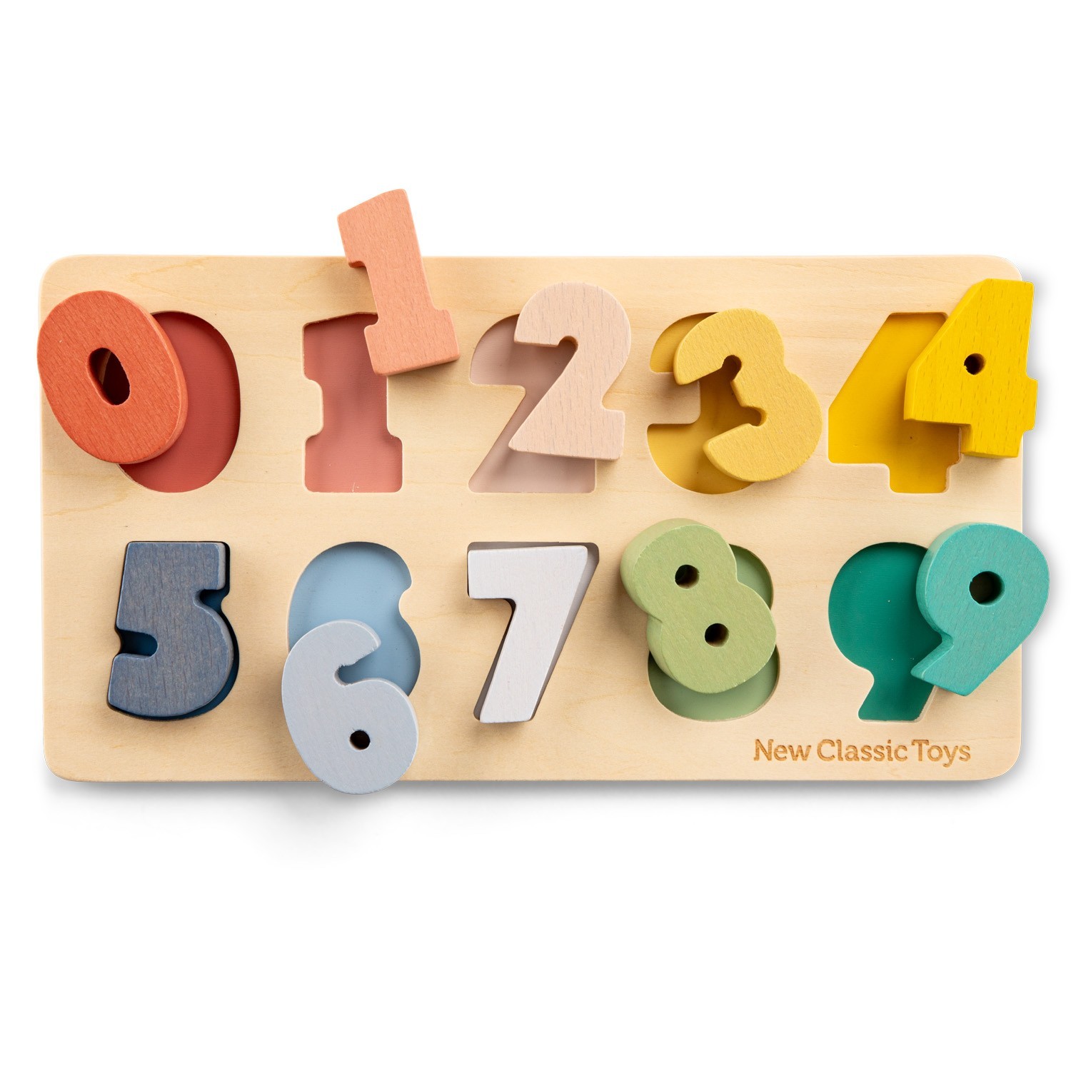 Пазл іграшковий Числа від 0 до 9, New Classic Toys - Зображення 2