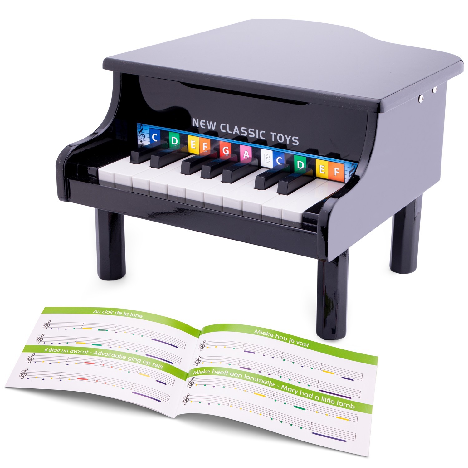 Рояль чорний 18 клавиш New Classic Toys - Зображення 2