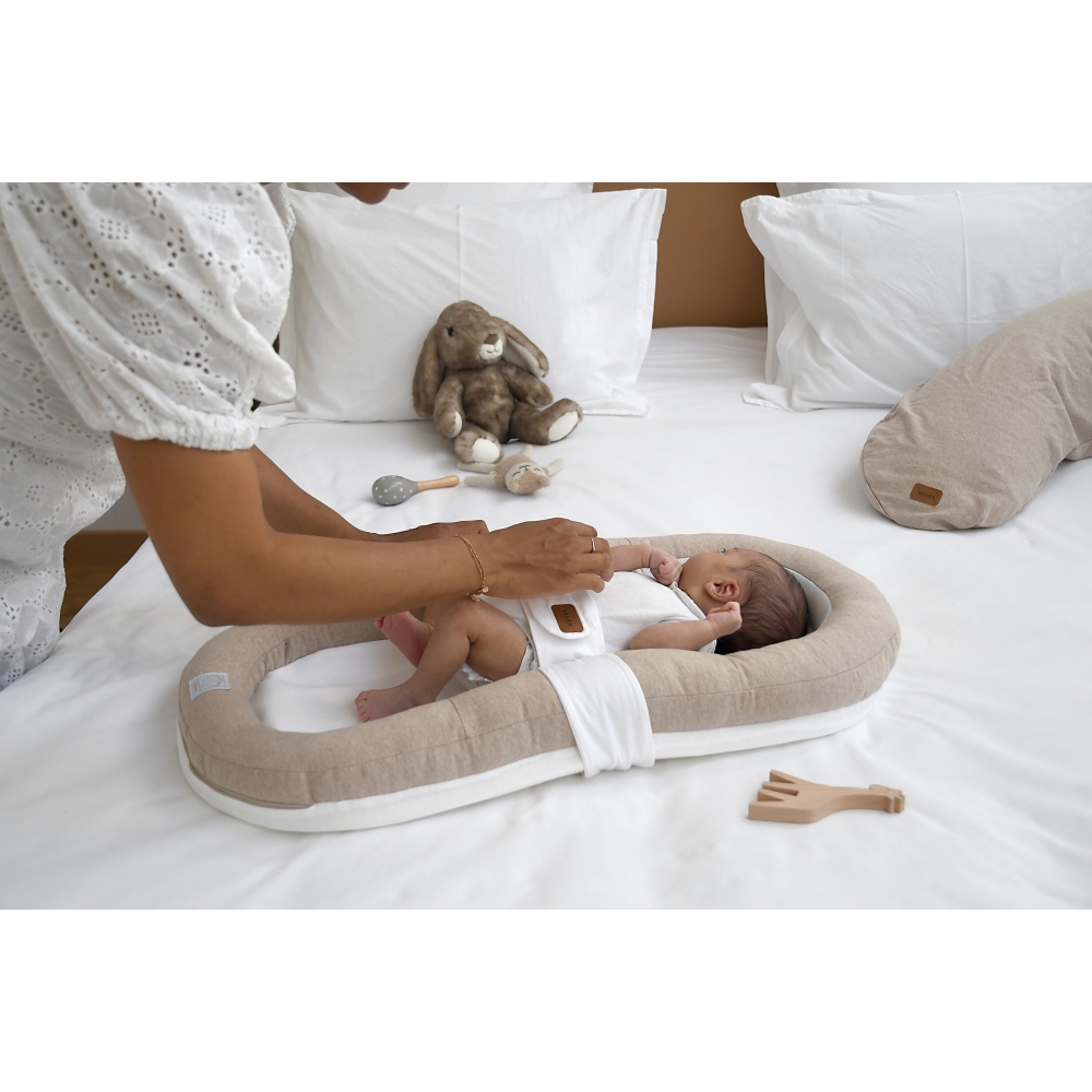 Матрац кокон дитячий Béaba Cocoony Heather Clay - Зображення 3