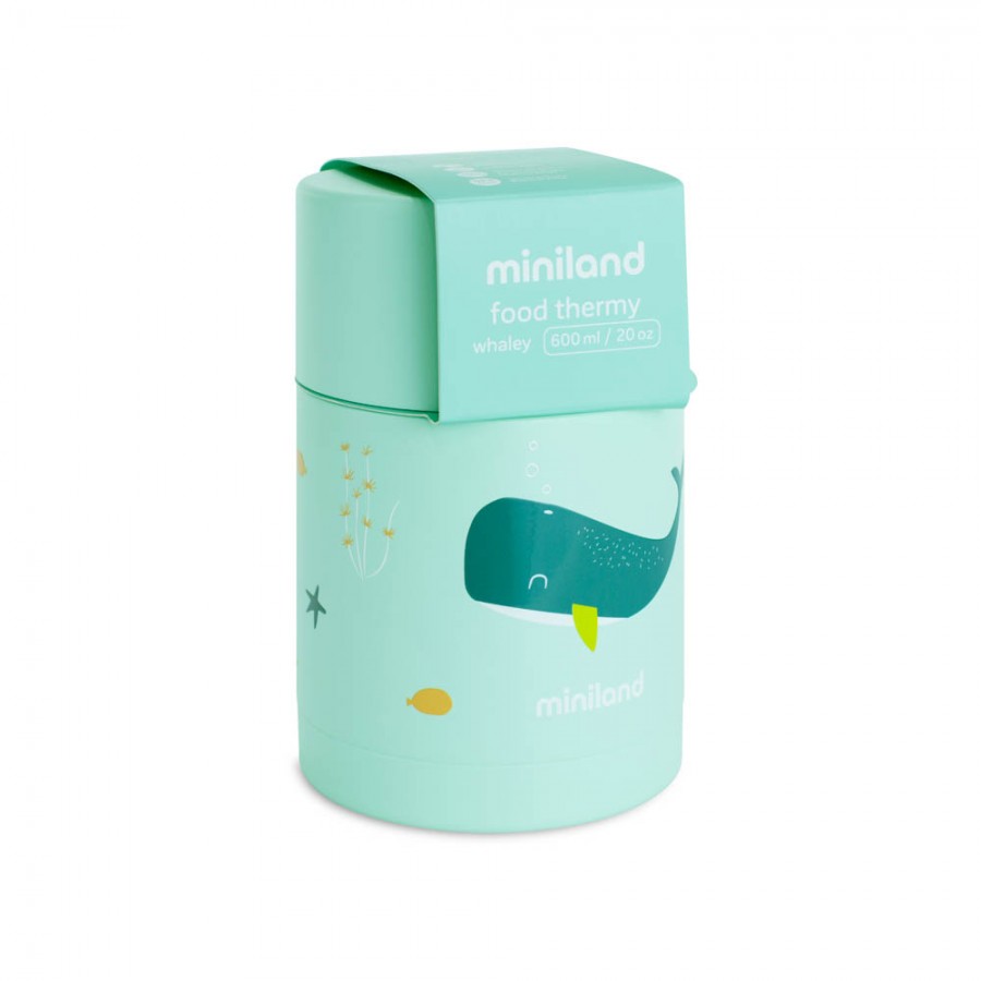 Харчовий термос 600 мл Miniland baby Whaley - Зображення 2