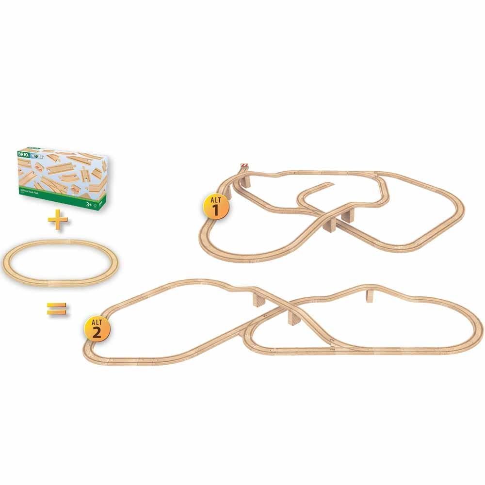 Великий набір розширень для залізниці BRIO 50 ел. (33772) - Зображення 3