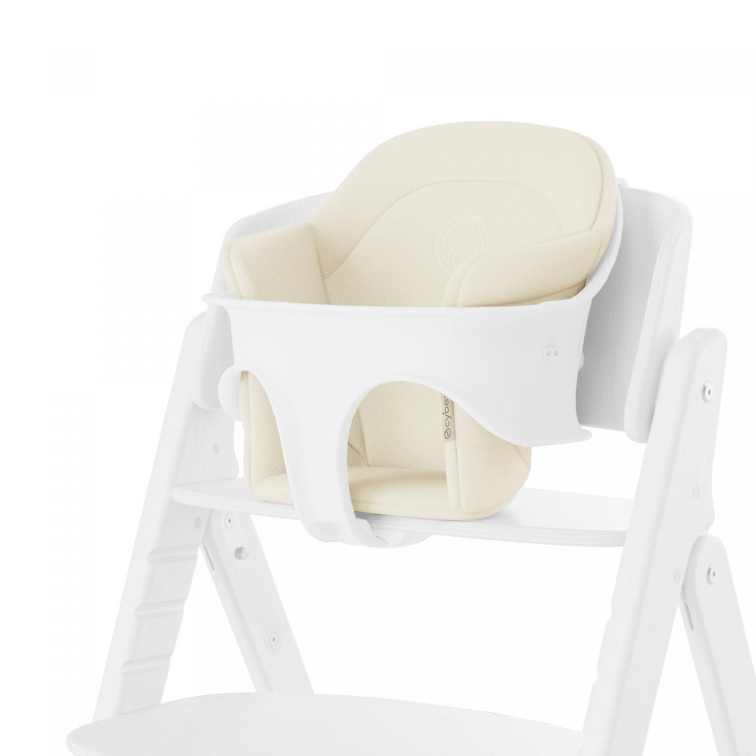 Вкладиш м'який для стільчика Cybex Click&Fold , Canvas White - Зображення 4