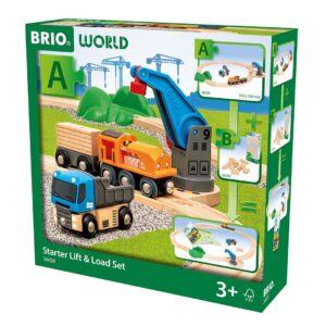 Дитяча залізниця BRIO Стартовий набір з вантажним пунктом