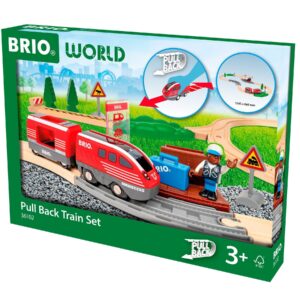 Дитяча залізниця BRIO з інерційним потягом
