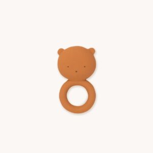 Ведмедик-прорізувач з натурального каучуку GOMMU RING BEAR Мигдаль