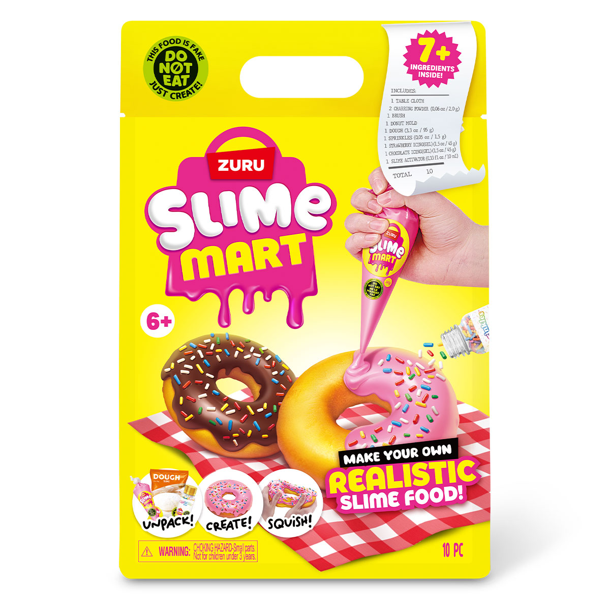 Ігровий набір зі слаймами Slime Mart серії Shopping Bag" – Пончик"