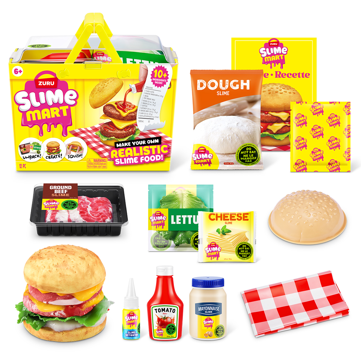 Ігровий набір зі слаймами Slime Mart серії Shopping Basket" – Бургер" - Зображення 2
