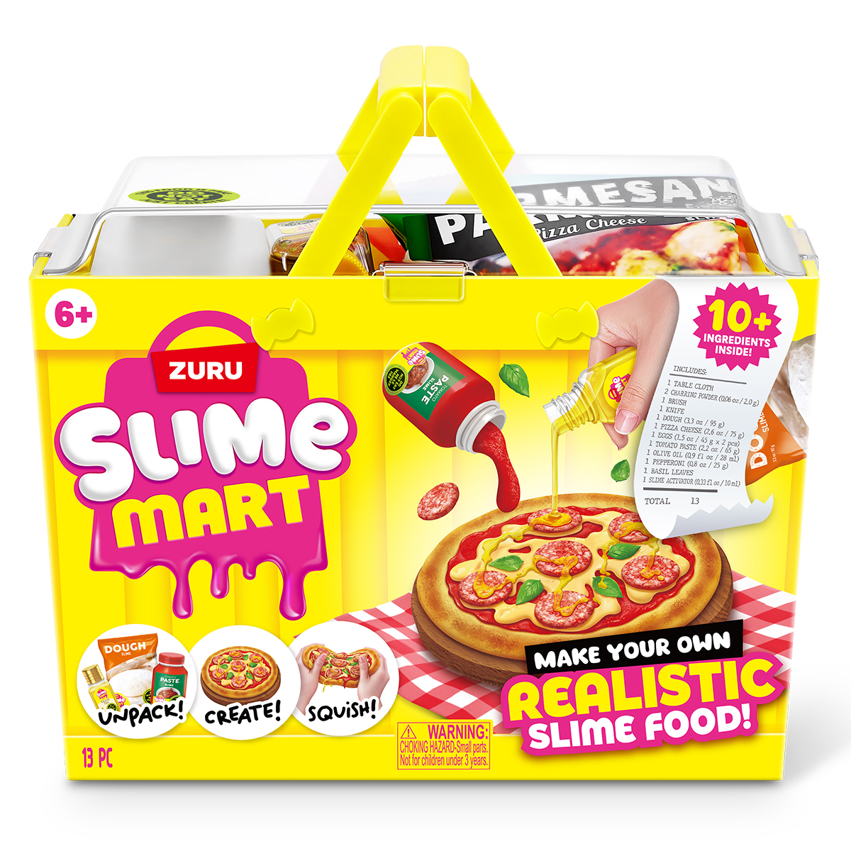Ігровий набір зі слаймами Slime Mart серії Shopping Basket" – Піца"