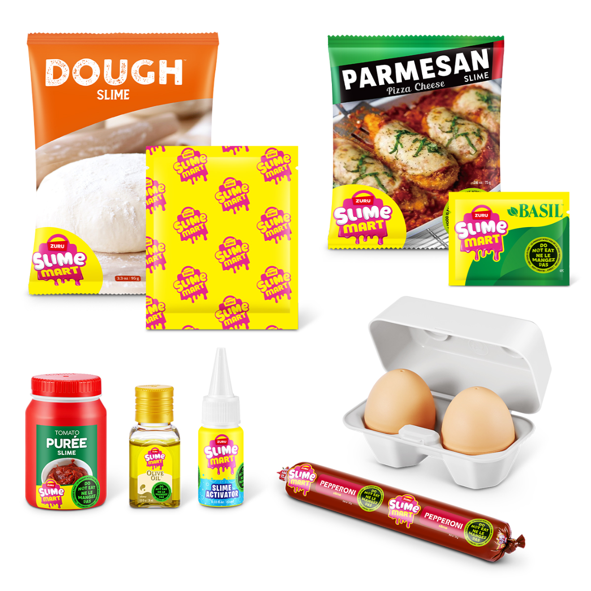 Ігровий набір зі слаймами Slime Mart серії Shopping Basket" – Піца" - Зображення 3