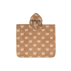 Банне  пончо Jollein Terry жаккард двосторонній, Teddy Bear