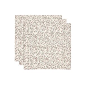 Муслінові пелюшки Jollein 70×70, Retro Flowers, 3 шт.