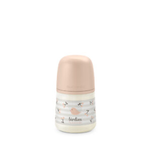 Пляшечка Suavinex BIRDIES, 150 мл, світло-рожева