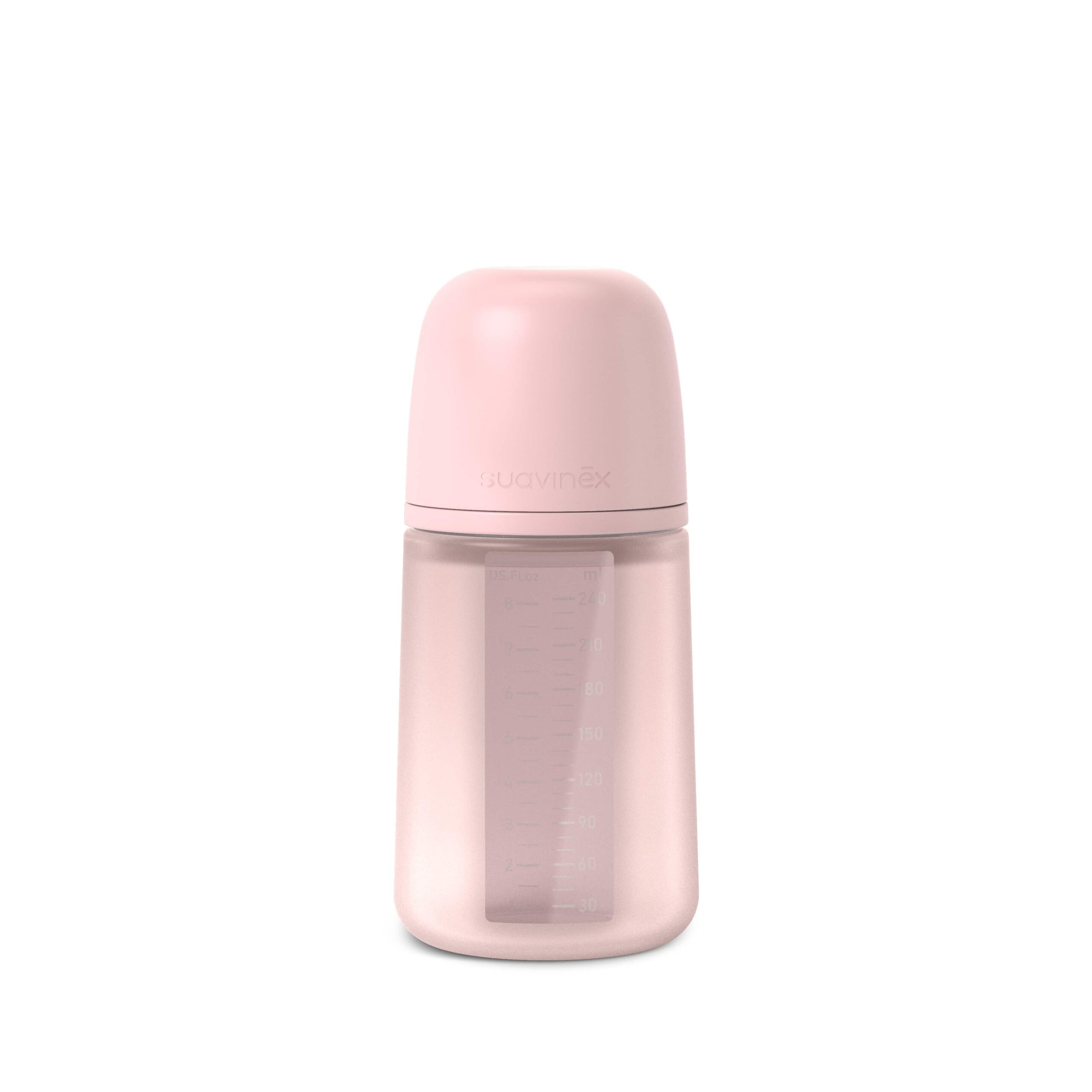 Пляшечка силіконова Suavinex COLOUR ESSENCE, рожевий 240 мл