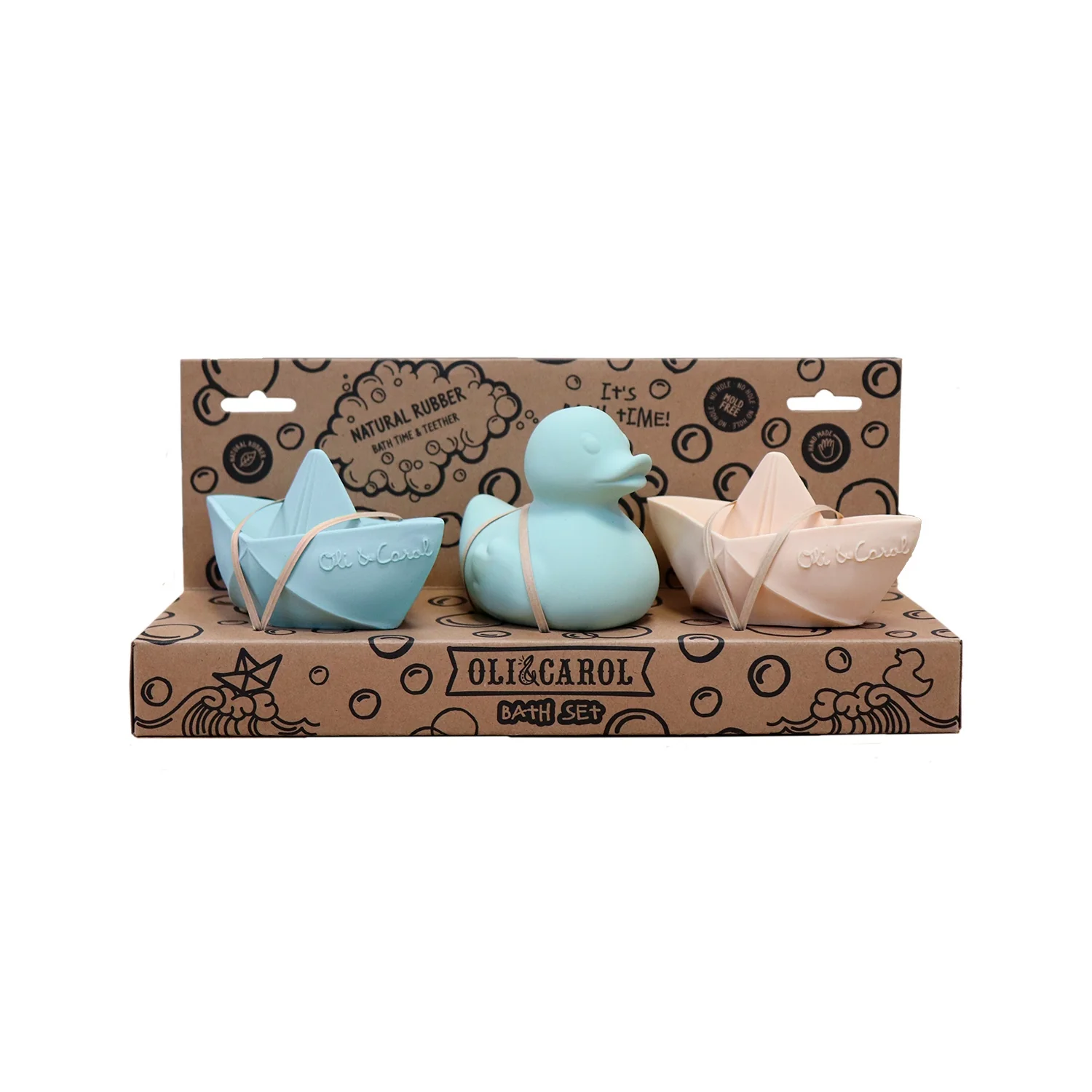 Набір іграшок для купання Oli & Carol Bath Set, 4 шт.
