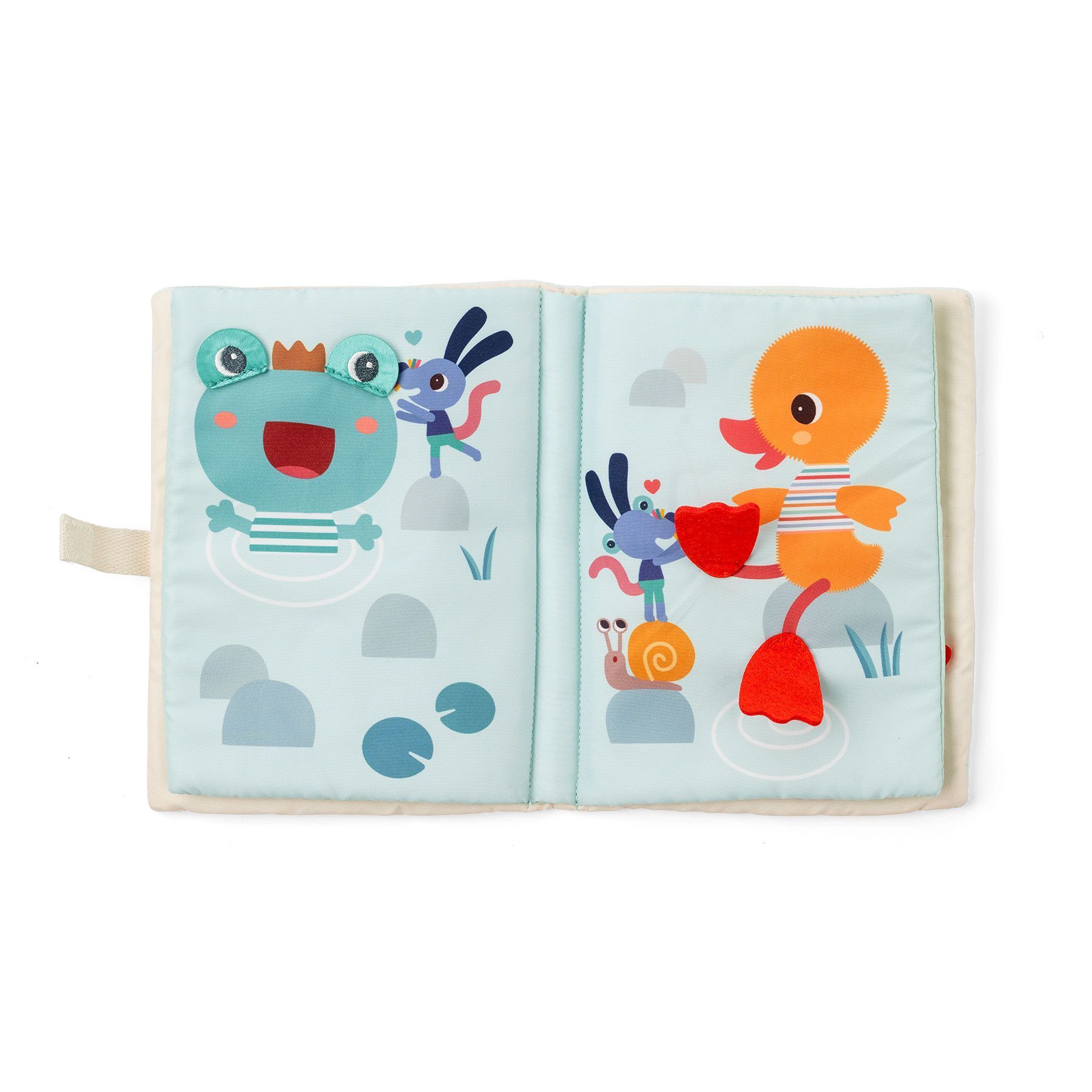 М'яка розвивальна книга Lilliputiens Мишка Ніна - Фактури - Зображення 4