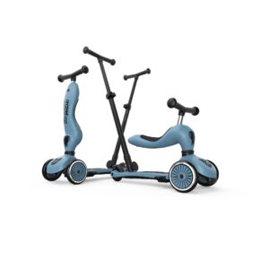 Самокат Scoot and Ride серії Highwaykick-1 Push and Go сіро-синій, до 5років